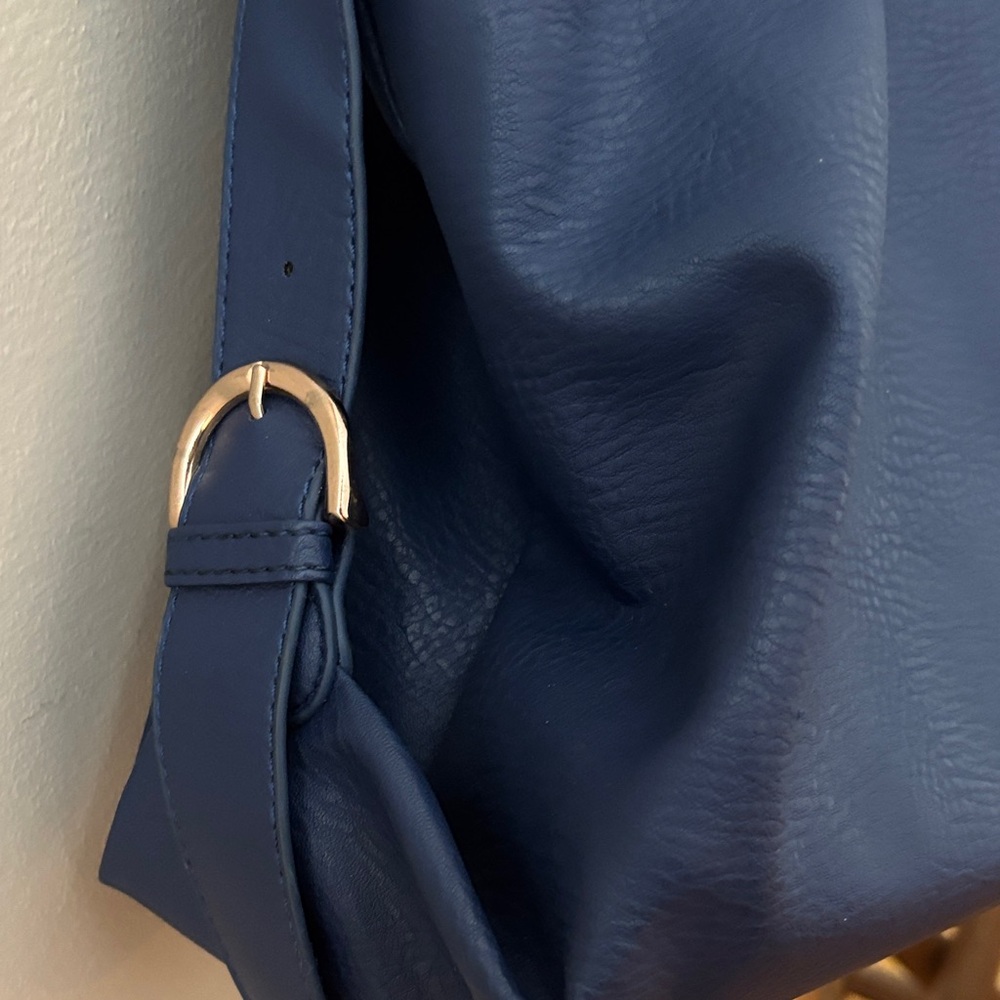 Black Rivet Deep Blue Tote Bag - Picture 4 of 6